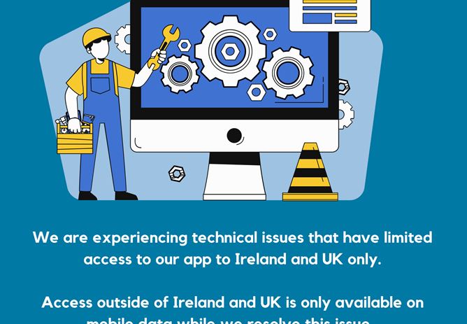 App & Online Issues