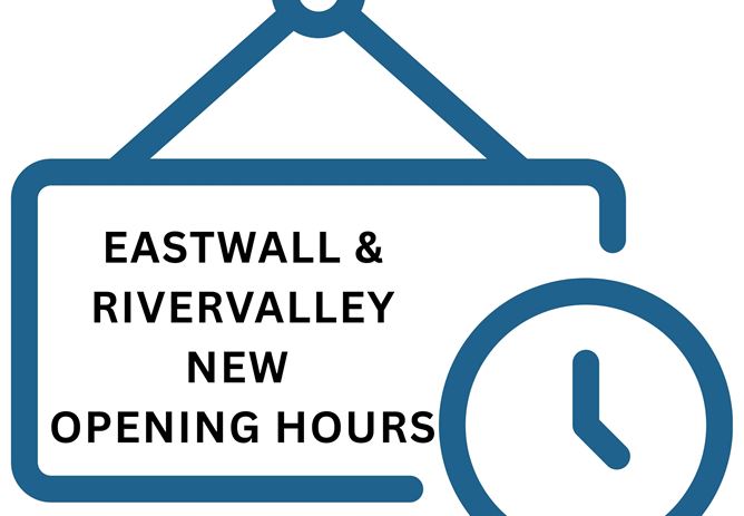 New Opening Hours – East Wall & Rivervalley Branches