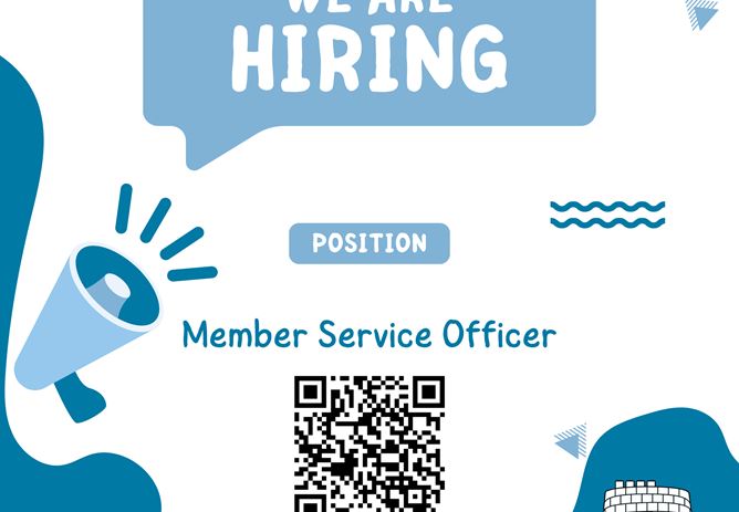 We are Hiring - Member Service Officer